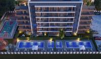AN-1090-2, Недвижимость в новостройке (4 комнаты, 2 ванные) с балконом и бассейном в Анталии Аксу