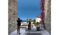 NO-517-1, Недвижимость с дальним видом (3 комнаты, 1 ванная) с балконом и бассейном в Эсентепе на Северном Кипре