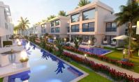 NO-529, Совершенно новая недвижимость (1 комната, 1 ванная) с бассейном и балконом в Богазе на Северном Кипре