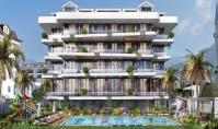 AL-1714-1, Beach real estate (4 rooms, 2 bathrooms) with perspective on the sea and terrace in Алания Кестел