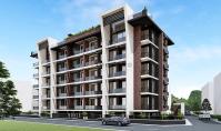 AL-1750, Квартира без мебели площадью 50 м² (1+1) на 4-м этаже в центре Аланьи — 250 м до пляжа, получено разрешение на заселение