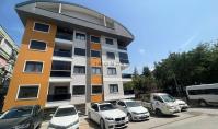 AL-1758, Меблированная квартира площадью 55 м² с планировкой 1+1 на 2-м этаже, в центре Аланьи — 400 м до пляжа, комплекс 2022 года с полным набором удобств