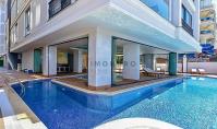AL-1780, Квартира типа «1+1» (53 м²) с частичным видом на море в центре Аланьи — крытый и открытый бассейны, сауна и фитнес-зал