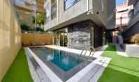 AL-1807, Квартира «умный дом» 2+1 (85 м²) с бассейном, сауной и теплым полом рядом с пляжем «Клеопатра» в Алании