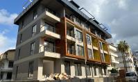 AL-1810, Новая квартира 2+1 (72 м²) с 2023 года с бассейном, СПА и джакузи, в 370 м от моря в центре Алании