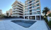 AL-1824, Меблированная квартира 2+1 (75 м²) с бассейном, сауной и фитнес-залом, в 250 м от пляжа «Клеопатра» в центре Аланьи