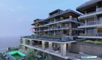 AL-1044-6, Sea view real estate (3 rooms, 1 bathroom) with balcony and pool in Алания Меркез