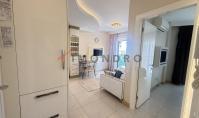 AL-1850, Меблированная квартира 1+1 (45 м²) на 4-м этаже в комплексе с крытым и открытым бассейнами, в 700 м от моря — Алания «Клеопатра»
