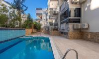 AL-1857, Меблированная квартира 1+1 (55 м²) на 4-м этаже в комплексе с бассейном, в 300 м от моря — Алания «Клеопатра»