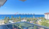 AL-2307, Дуплекс на берегу моря с террасой на крыше и видом на море: 110 м², планировка 2+1, 5-й этаж, прибрежный жилой комплекс, Каргиджак